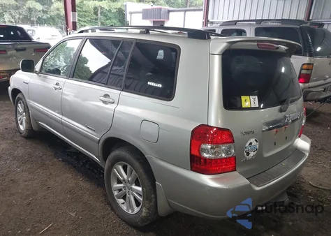 2006 Toyota Highlander Hybrid Limited V6 z USA, uszkodzony, nr VIN JTEEW21A760032861